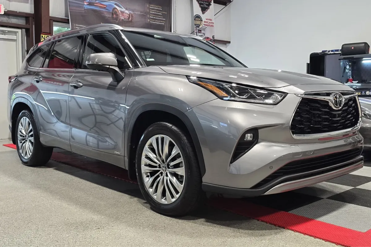 Toyota SUV protected with professional ceramic coating.