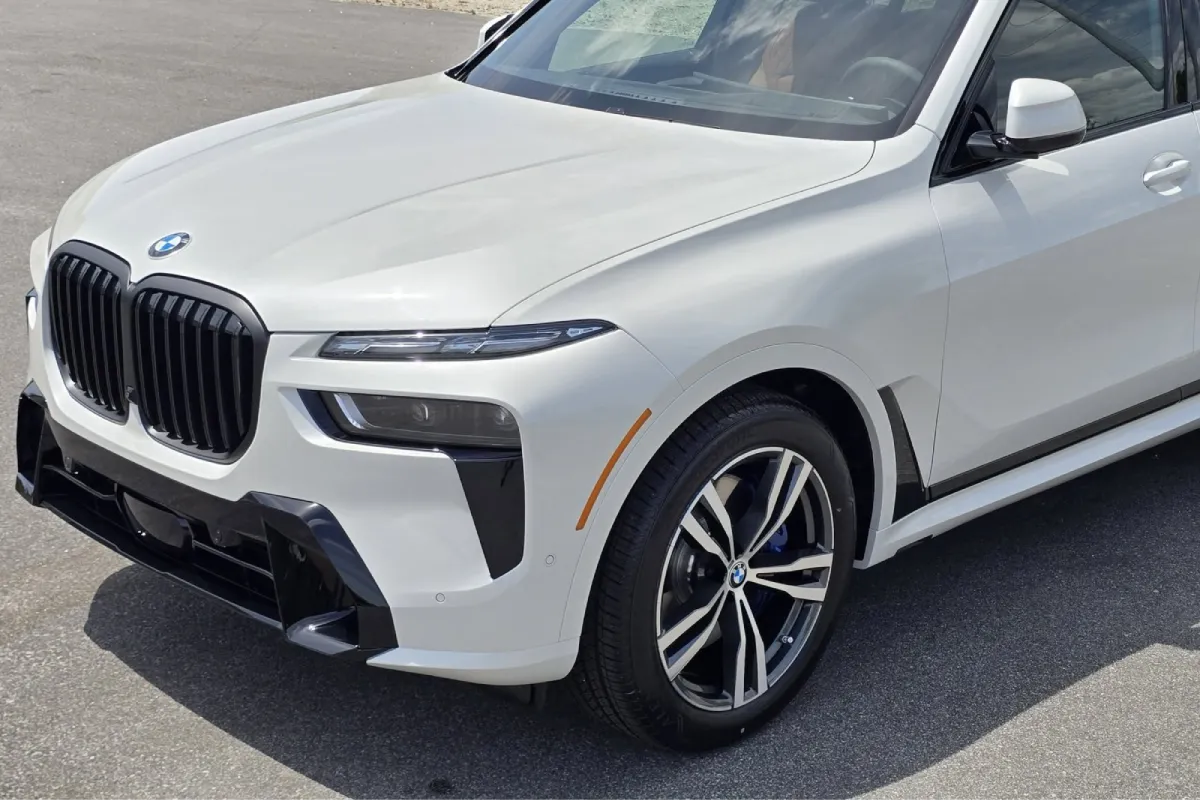 Ceramic-coated BMW SUV with a deep, glossy finish.